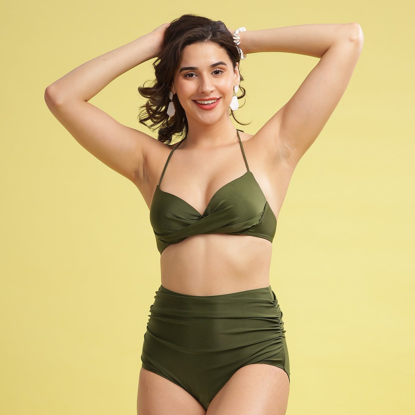 Olive Push-up Bikini